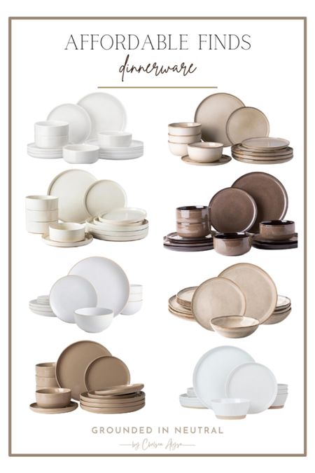 These affordable dinnerware options are perfect for adding some neutral colors to your kitchen and dining area. They’re a simple add, but an impactful decision for items you’re going to use every day. 

#LTKHome #LTKStyleTip #LTKFindsUnder100