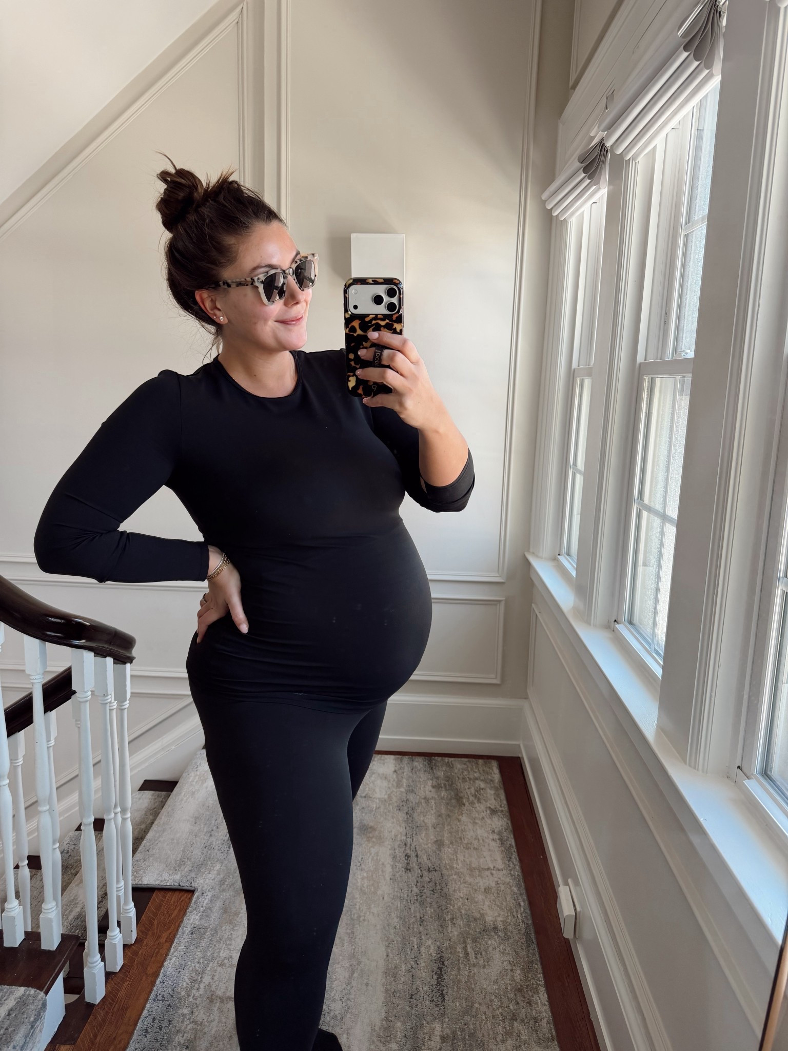 Wearing XL in all - workout set comes in non maternity too! 

#LTKBump #LTKmomlife #LTKPlusSize