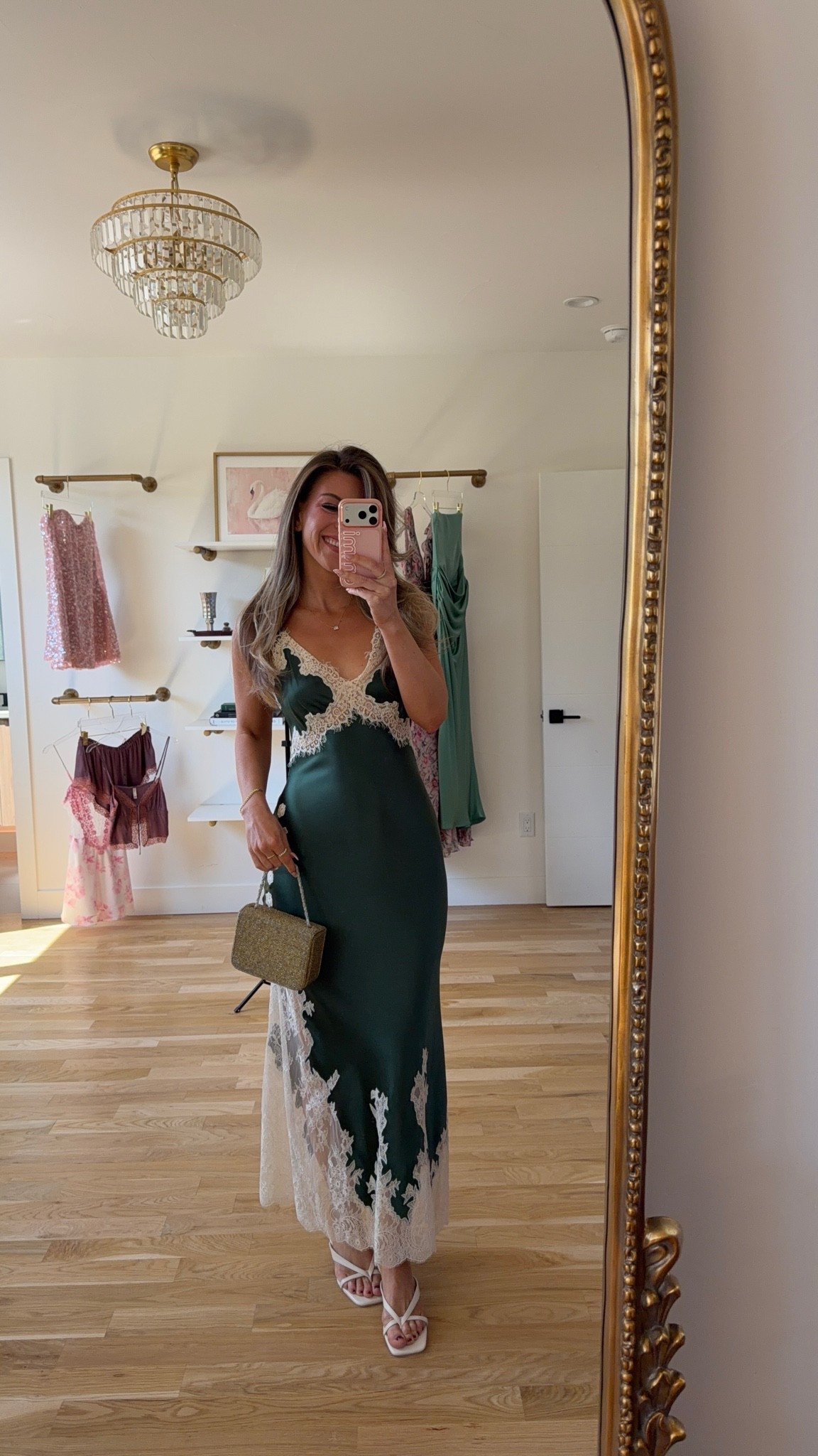 emerald green satin slip with ivory lace trim summer wedding guest dress for every girl 💍💐

I’m 5’4” & wearing my usual smalls/2

electric picks: emerson20

summer wedding guest dresses, wedding guest dresses, cocktail dresses, semi-formal dresses, black tie wedding guest dresses, destination wedding guest dresses, garden party dresses, wedding guest outfit ideas, fall dresses, autumn dress