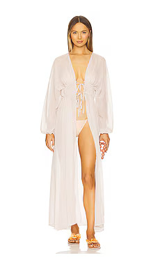 SNDYS Behati Beach Robe in Shell from Revolve.com | Revolve Clothing (Global)