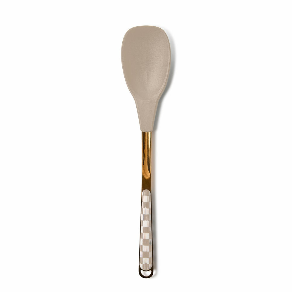 Mocha Check Pasta Spoon | MacKenzie-Childs