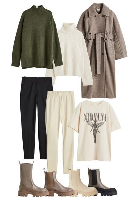 Autumn fall winter H&M top picks for layering and capsule wardrobe 