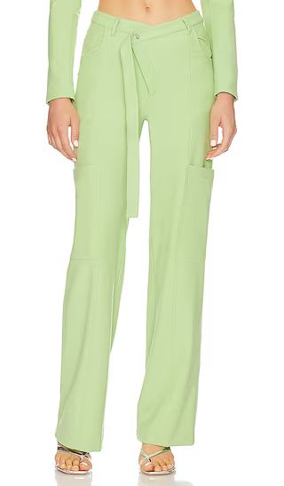 Olive Cargo Pants in Celery Green | Revolve Clothing (Global)