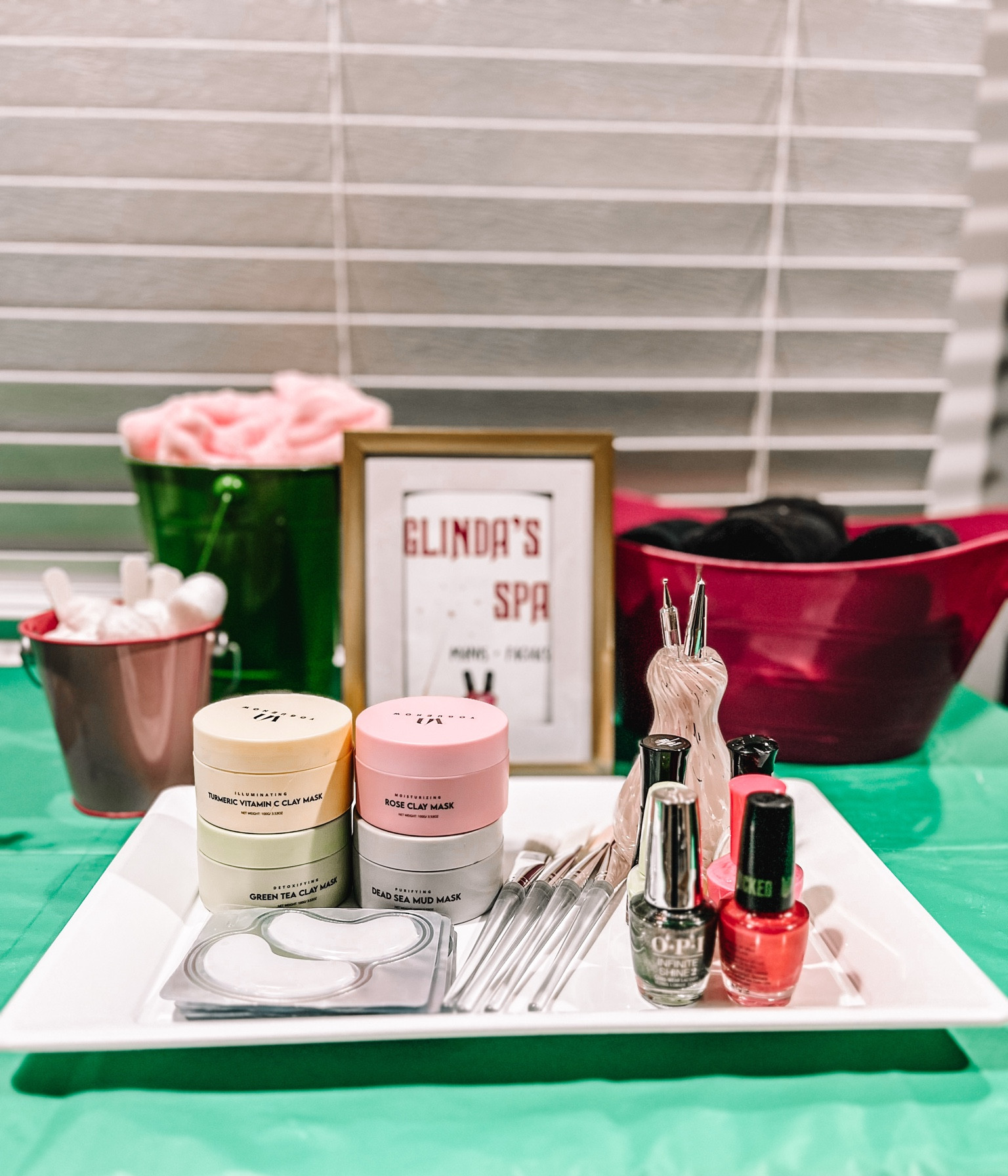 Wicked party theme: spa set

#wicked #spa #birthdayparty

#LTKBeauty #LTKParties