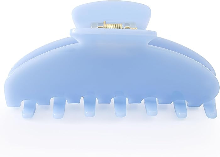 Big Hair Claw Clips for Thick Hair, Nonslip Large Blue Hair Clips Acetate, Celluloid Butterfly Ja... | Amazon (US)
