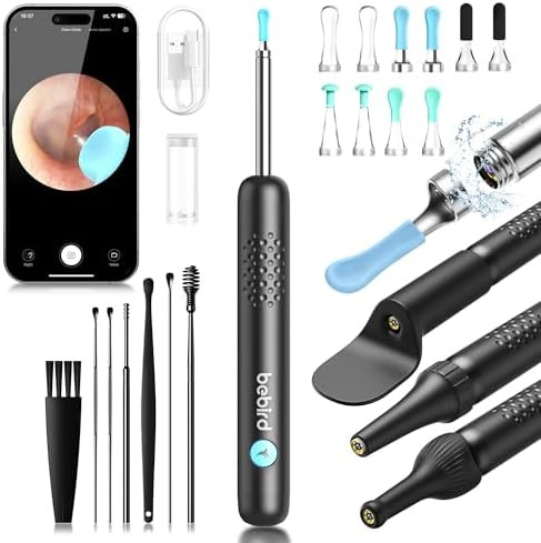 BEBIRD R1 Wax Removal Tool for Ear - Spade Ear Canal Cleaner with Camera 1080P Earscope, Wax Remo... | Amazon (US)