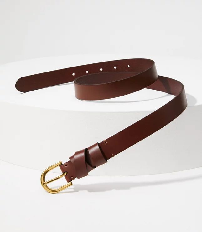 Criss Cross Leather Belt | LOFT