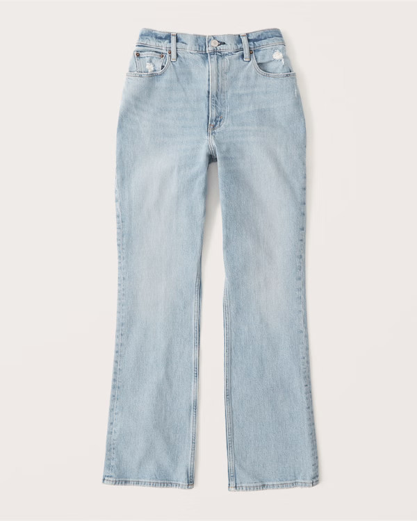 Curve Love Ultra High Rise Vintage Flare Jeans | Abercrombie & Fitch (US)