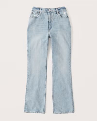 Women's Curve Love Ultra High Rise Vintage Flare Jean | Women's Bottoms | Abercrombie.com | Abercrombie & Fitch (US)