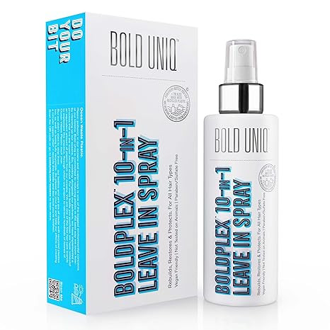 Boldplex Heat Thermal Protectant -10-in-1 Leave in Treatment Spray For Frizzy, Dry, Damaged, Colo... | Amazon (US)