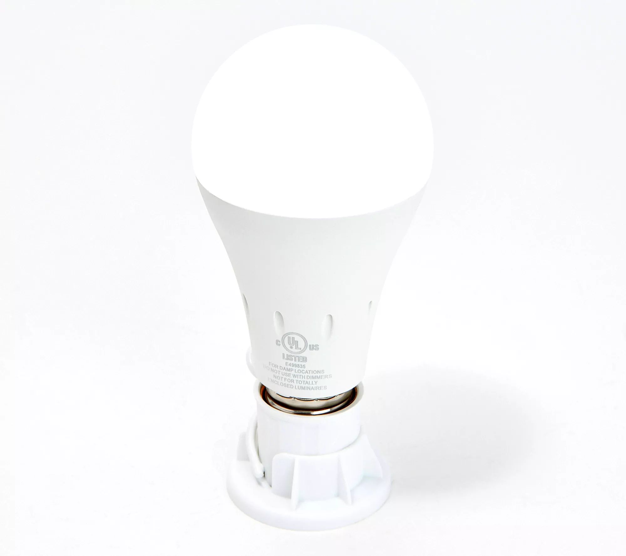 BrightLiving S/5 LED Multi Socket Capable Battery Backup Light Bulbs - QVC.com | QVC