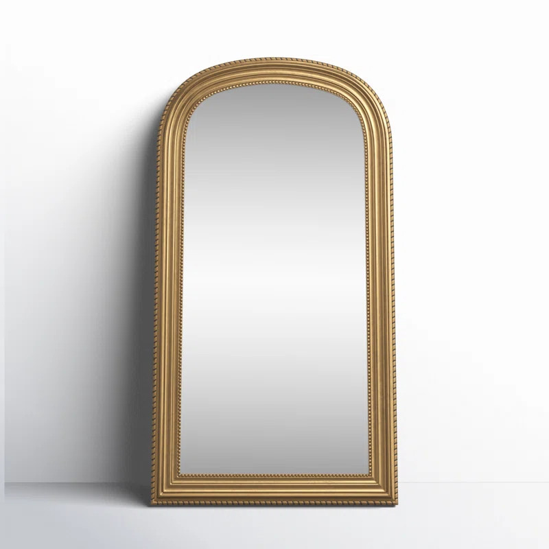Solid Wood Arch Floor Mirror | Birch Lane