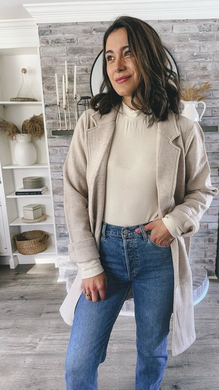 Sharing 30 days of mom outfit ideas you’ll actually want to wear! You definitely don’t have to be a mom to wear them! Just an elevated casual look. 🧸 An elevated option to a cardigan! This jacket is oh so soft. 🤍☁️ @threadandsupply 

The perfect mom outfit, Aritzia jeans, mom outfit idea, casual outfit idea, Jeans outfit, sweater jacket outfit, style over 30, winter outfits

#momoutfit #momoutfits #dailyoutfits #dailyoutfitinspo #whattoweartoday #casualoutfitsdaily #styleover30 #winteroutfitideas 

#LTKfindsunder100 #LTKfindsunder50 #LTKSeasonal