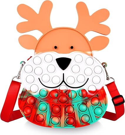 Pop Purse Fidget Toys Shoulder Bag for Girls, Pop Fidget Purse Bags Christmas Gift Party Favors, ... | Amazon (US)