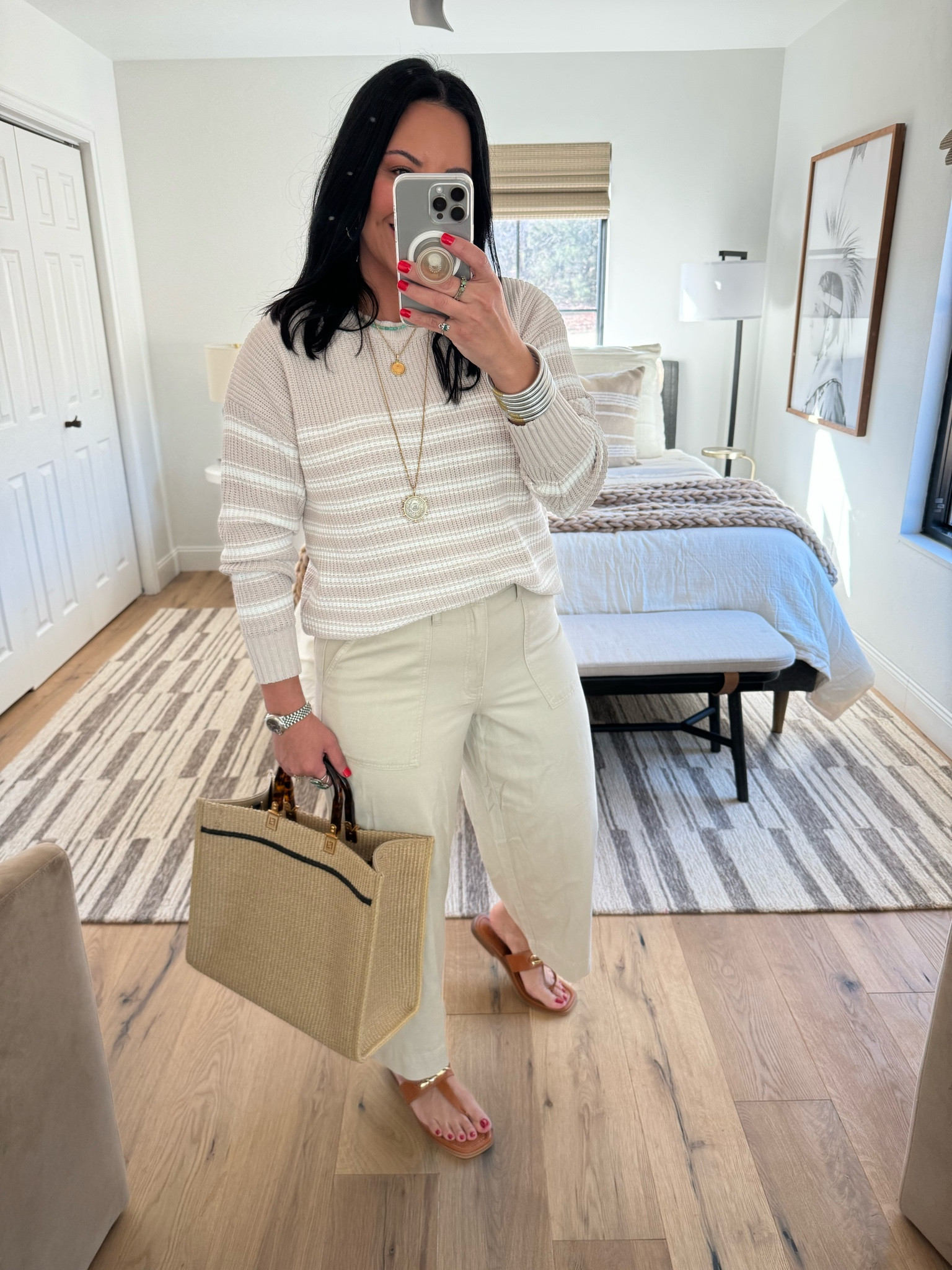 This sweater is so soft and the quality is amazing! It’s less than $17! These wide leg pants are less than $20! Top size large, pants size 10  

#LTKworkwear #LTKover40 #LTKmidsize