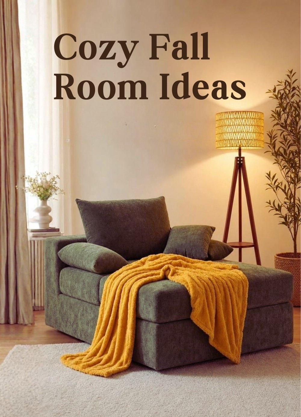 I’m planning ahead for fall, even though it’s still hot outside 🙂
If you’re like me, you’re thinking about adding some pieces to your home this fall.
• A comfy chair
• A cozy throw blanket
• And soft mood lighting,
Let me know what you think about these living room decor ideas for fall 🍁 

 #LTKSeasonal #LTKHome