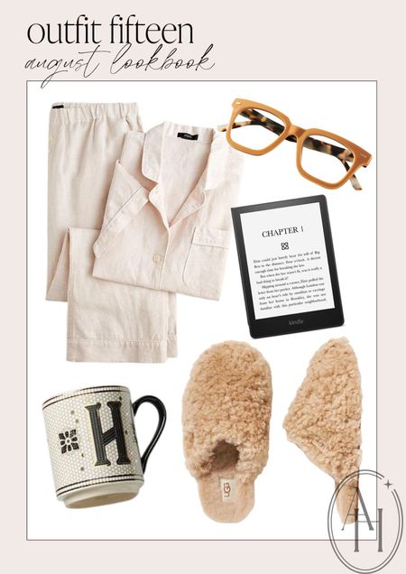 The perfect cozy night in look. I love these slippers and a Kindle is a must! 

#LTKstyletip #LTKSeasonal #LTKFind