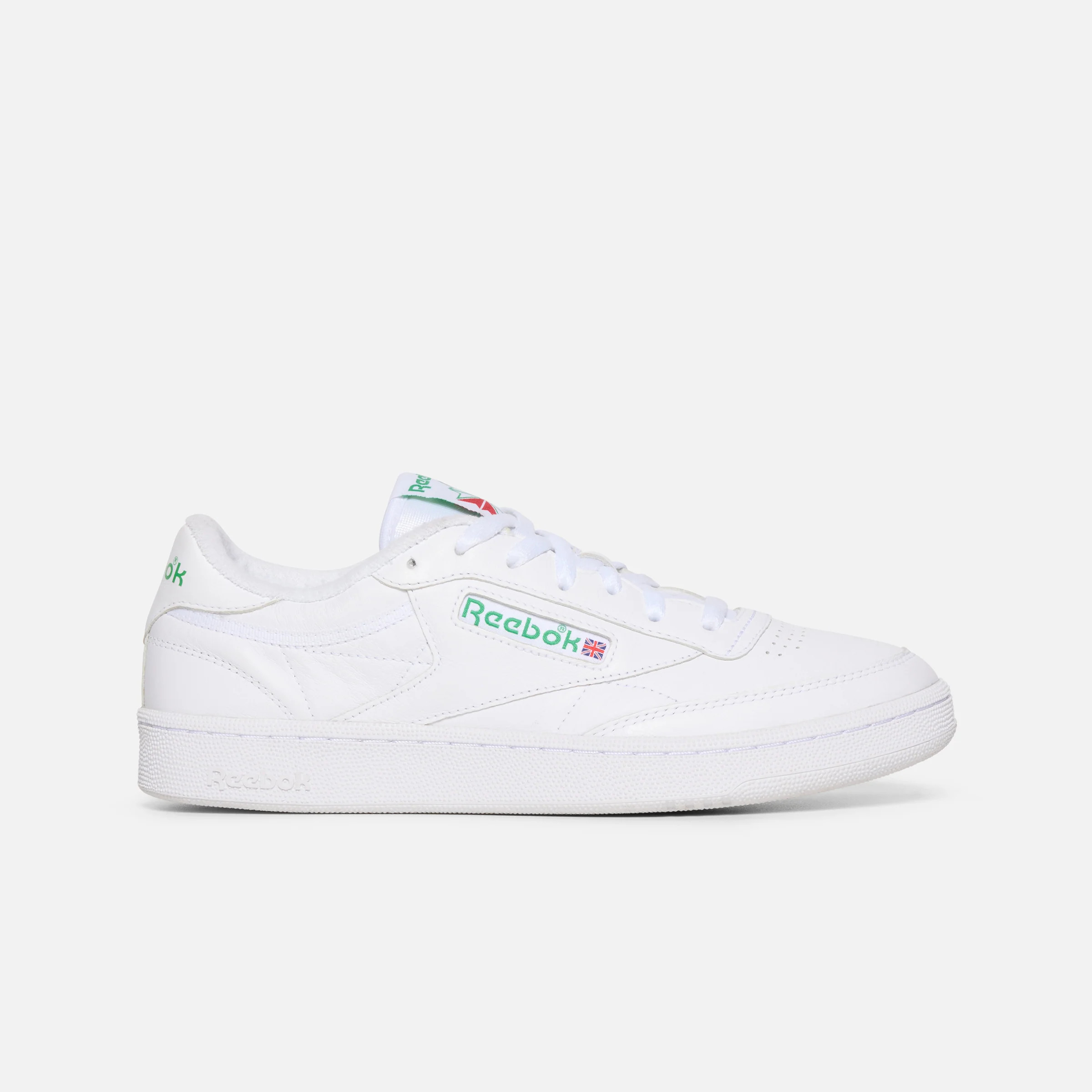 Club C 85 Shoes Int-White/Green | Reebok (AU)