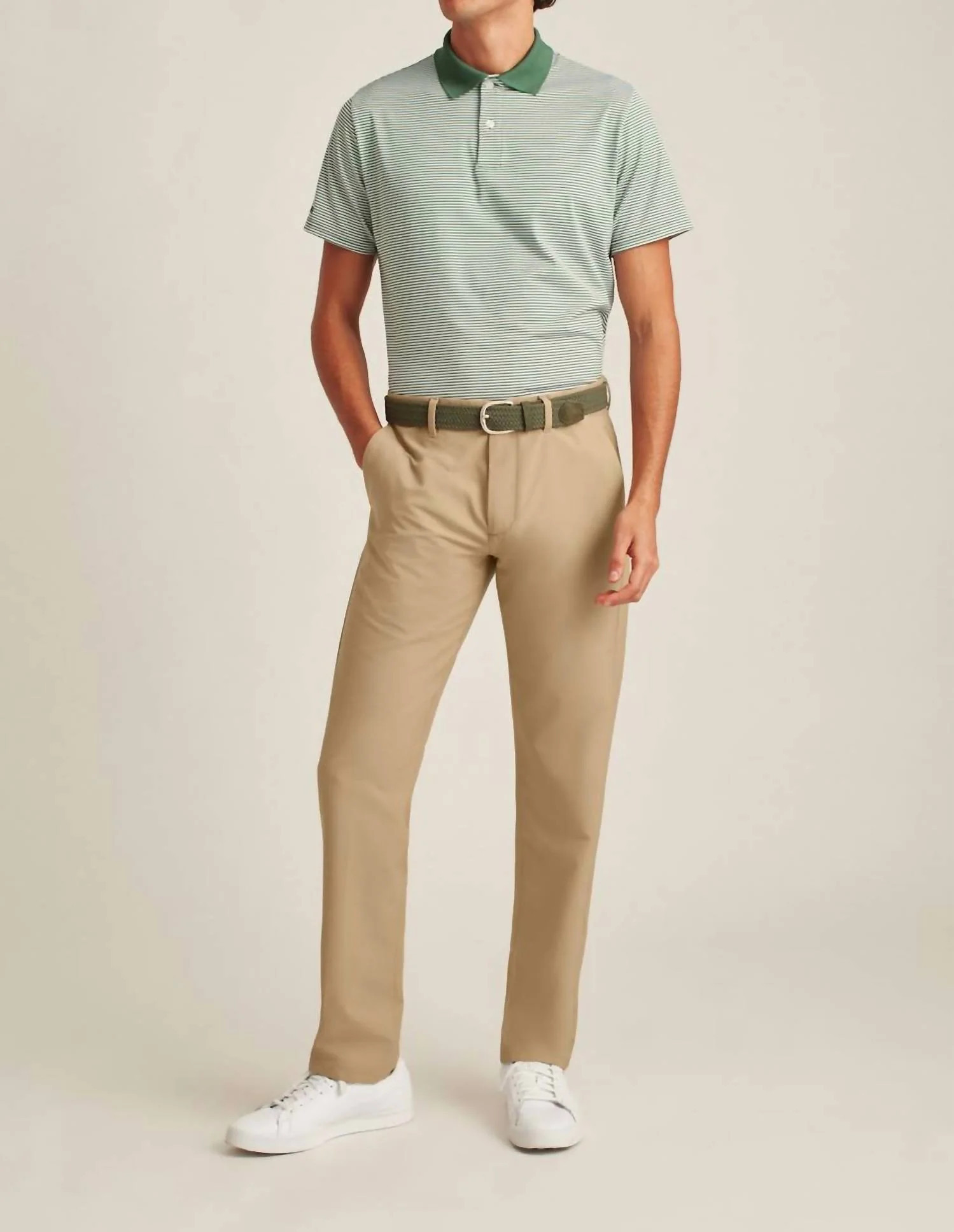 Performance Link Pants In Oak Khaki | Shop Simon