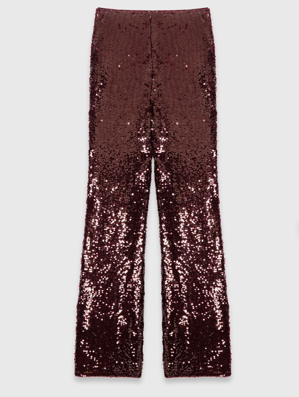 Sequin-embroidered trousers Red for Women | Maje | Maje US