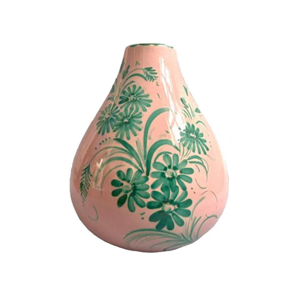 Drop It Like It's Hot Vase In Lilac & Green Floral Design | Over The Moon