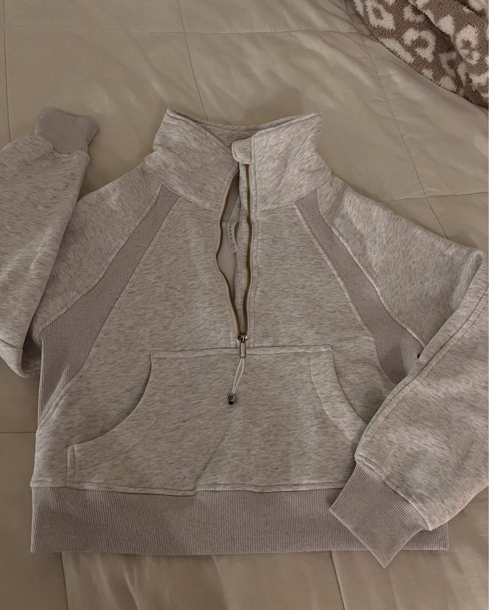 lulu half zip scuba dupe 