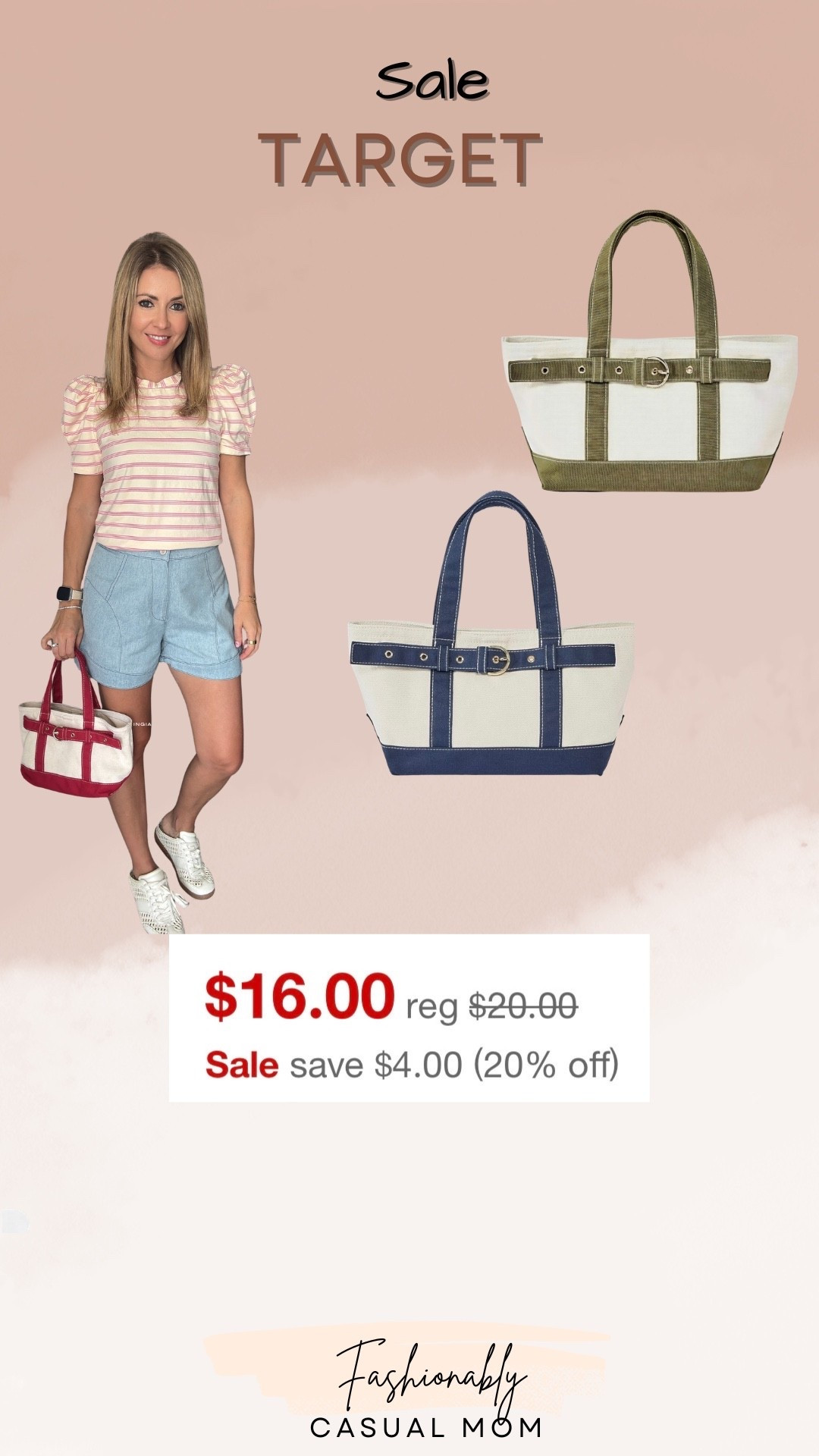 Cutest toe bag on sale
Softest denim shorts 
Puff sleeve top
Slip on sneakers
@Target

#LTKootd #LTKgrwm #LTKmomlife
