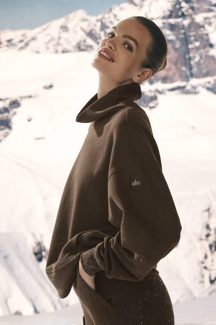 Hazy Mock Neck Pullover | Alo Yoga (US)