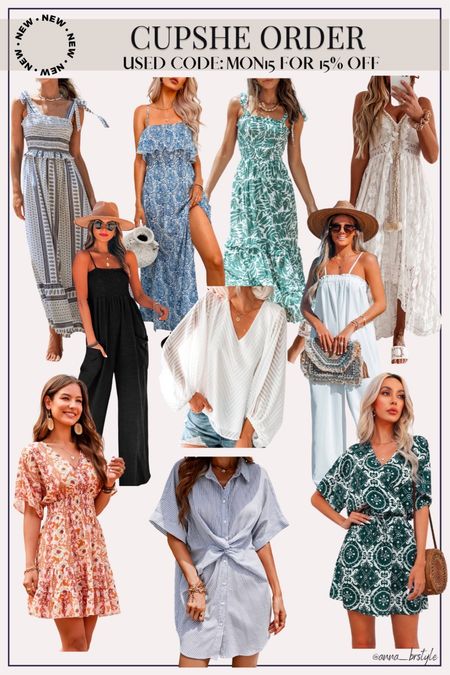 recent cupshe order / my favorite dresses for summer / cupshe resort style / cupshe spring outfits / cupshe vacation dresses / cupshe spring dresses / spring travel outfits / cupshe rompers 

#LTKstyletip #LTKFind #LTKunder50