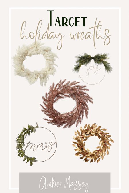 Target Holiday Wreaths. There are some really great options at Target for wreaths that can be used for indoors and outdoors. 
#christmas #christmasdecor

#LTKHoliday #LTKhome #LTKSeasonal