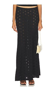 Tularosa Elise Maxi Skirt in Black from Revolve.com | Revolve Clothing (Global)