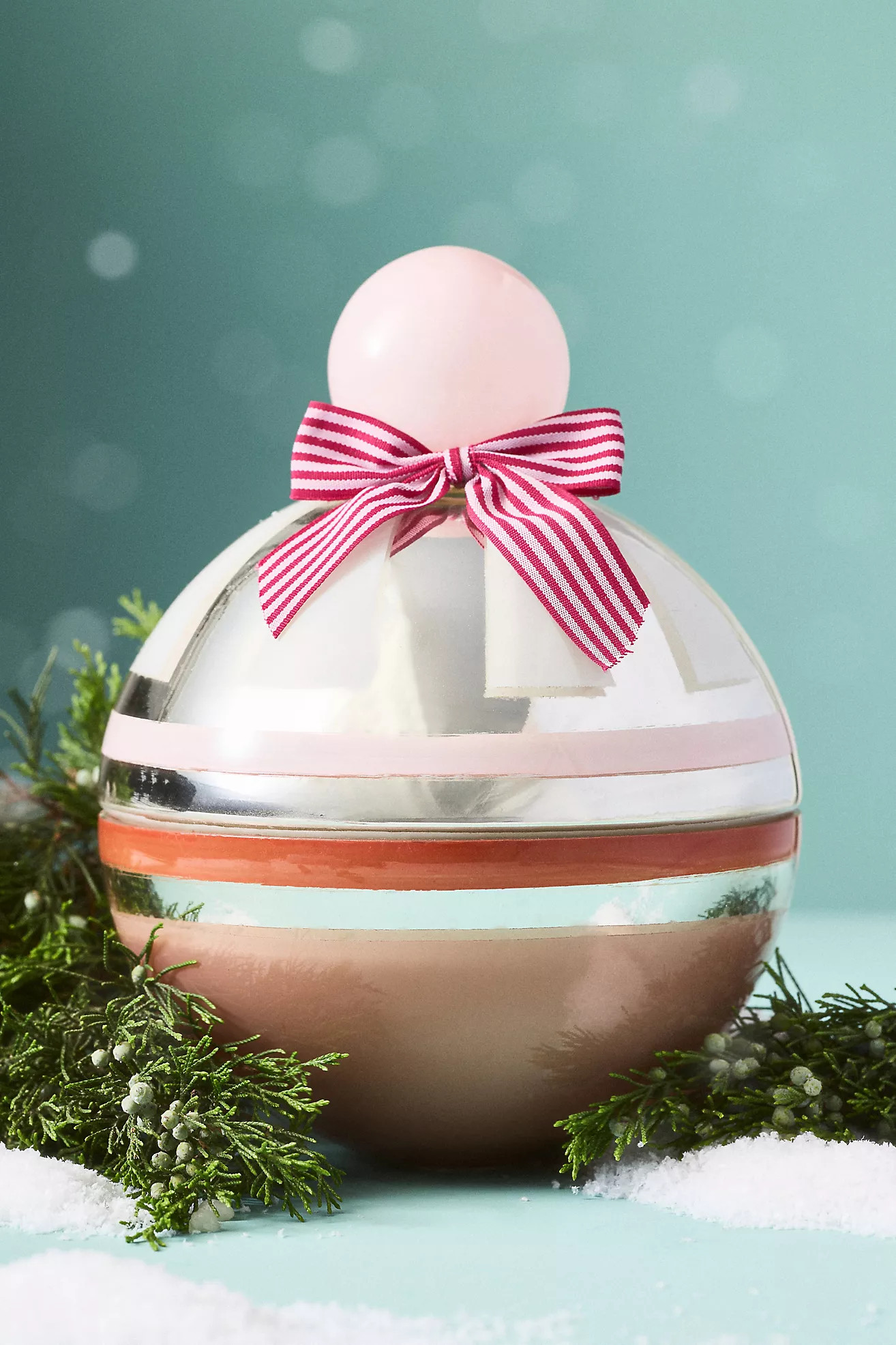 Modern Ornament Woody Juniper & Cedar Glass Candle | Anthropologie (US)