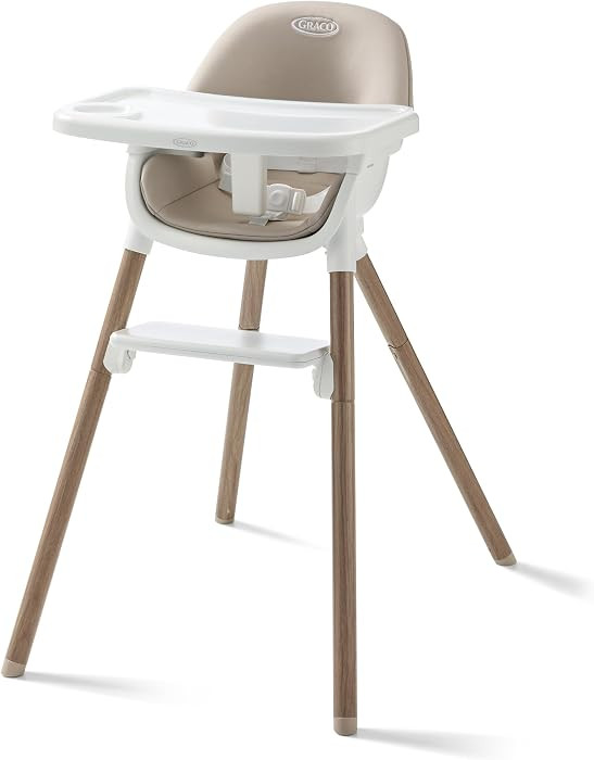Graco Ready2Dine DLX 4-in-1 Highchair, Portable High Chair with 4 Growing Stages, Foldable Baby H... | Amazon (US)