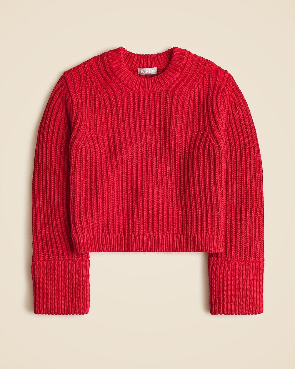 Heritage cotton fisherman crewneck sweater | J. Crew US
