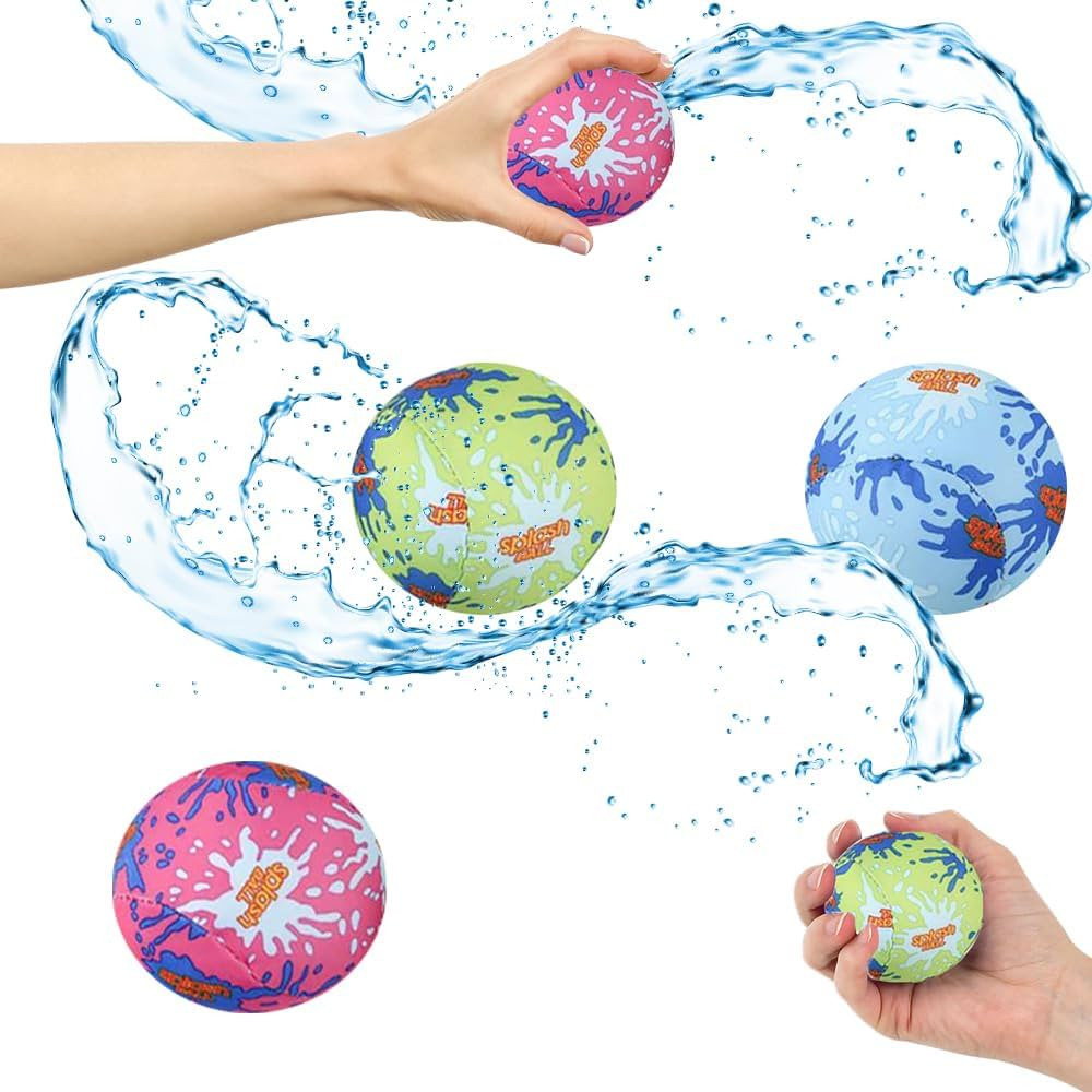 The Dreidel Company Splash Water Bouncing Ball, Outdoor Pool Water Activity Fun Toy, Birthday Par... | Amazon (US)