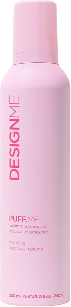 Design.Me PUFF.ME Hair Volumizing Mousse | Lightweight & Flexible Hold Hair Mousse for Curls, Wav... | Amazon (US)
