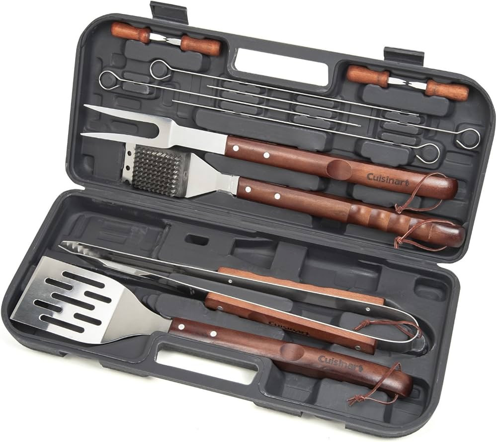 Cuisinart CGS-W13 Wooden Handle Tool Set, Black (13-Piece) | Amazon (US)
