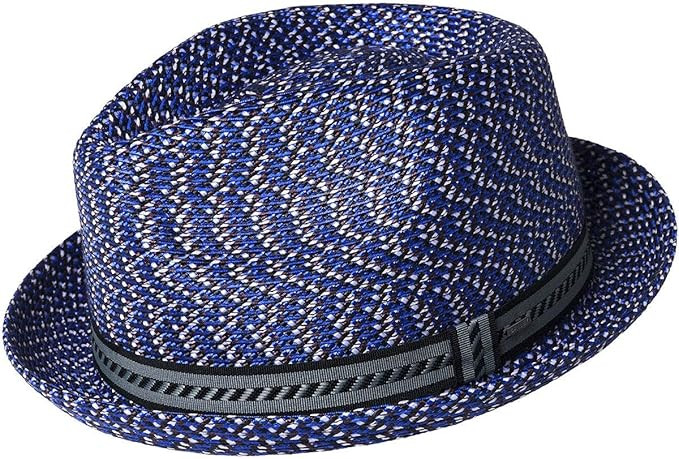 Bailey of Hollywood Men's Mannes Braided Fedora Trilby Hat | Amazon (US)
