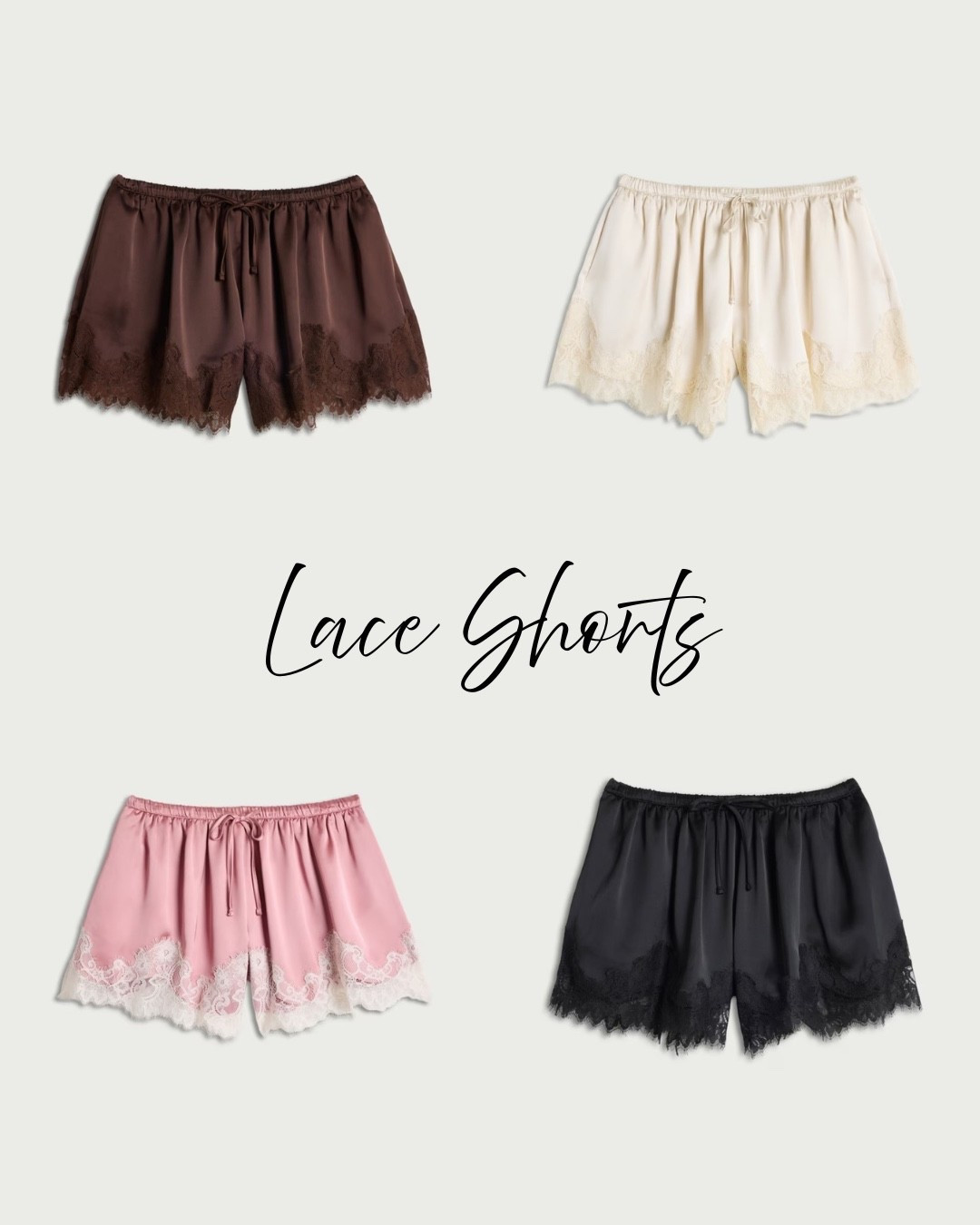 LACE SHORTS - Just found these satin lace shorts for £18 and you can get 25% off with your Tesco clubcard! Such an amazing price and love all 4 colours 🥰

#satin #laceshorts #summer

#LTKsummer #LTKspring #LTKeurope