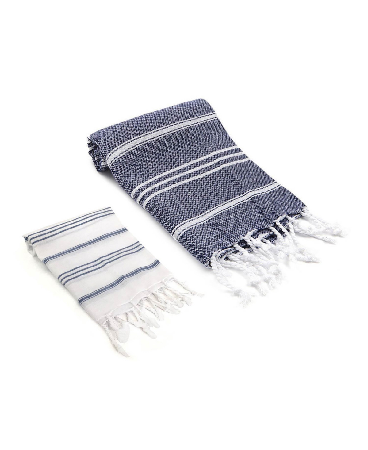 Olive and Linen Bodrum / Datca Turkish Bath and Hand Towel 2 Piece Set Bedding | Macys (US)