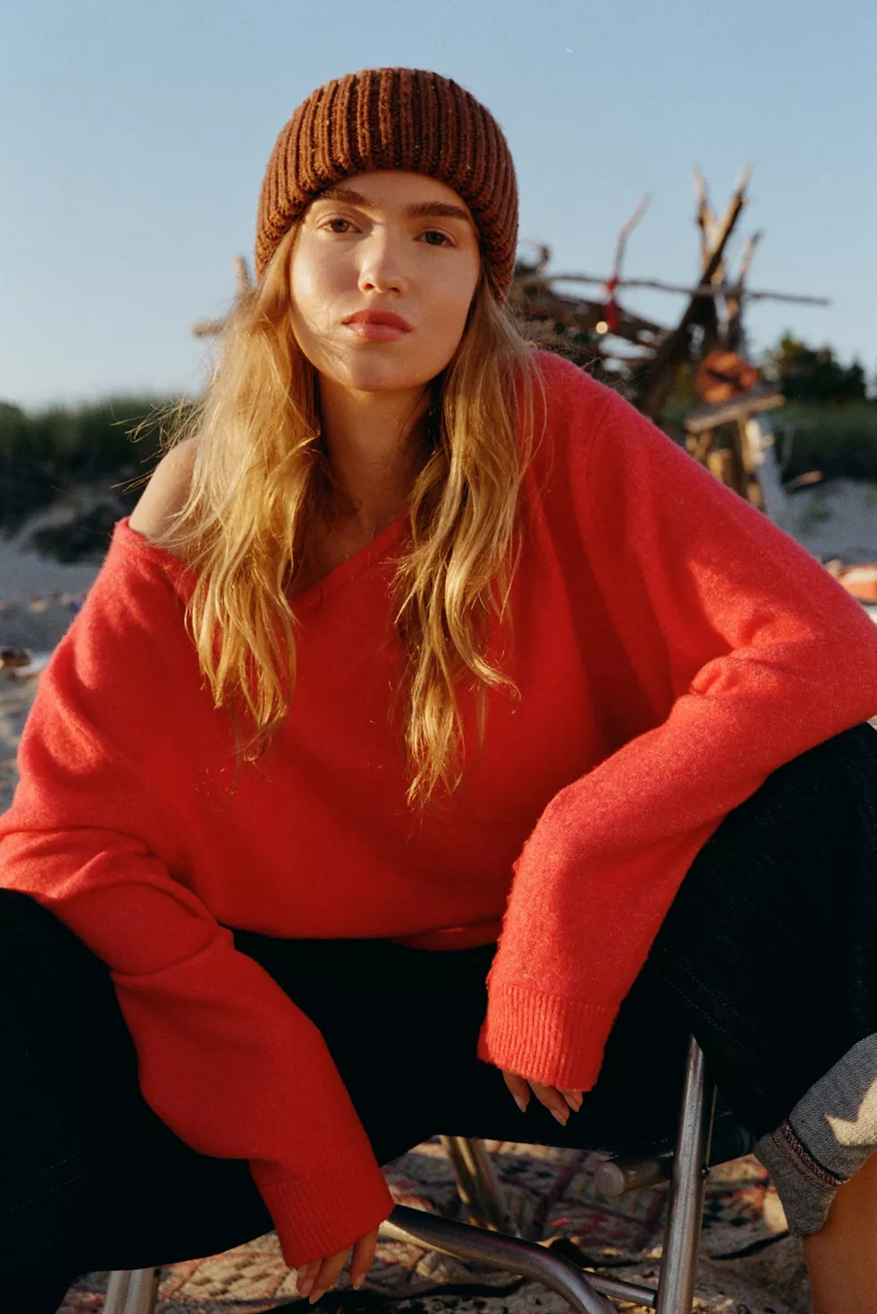 UO Nola Oversized Off-The-Shoulder Sweater | Urban Outfitters (US and RoW)