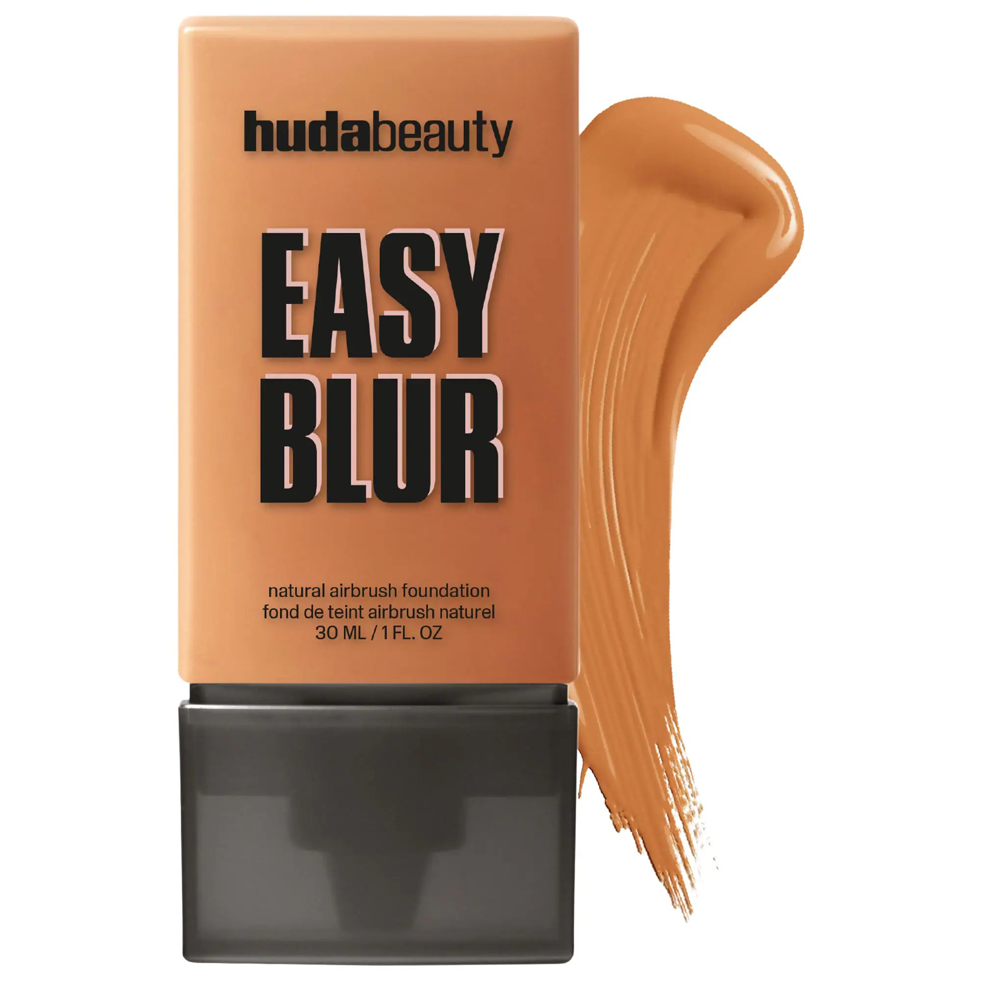 HUDA BEAUTY Easy Blur Natural Airbrush Foundation with Niacinamide Peanut Butter 455R 1 oz / 30 mL | Sephora (US)