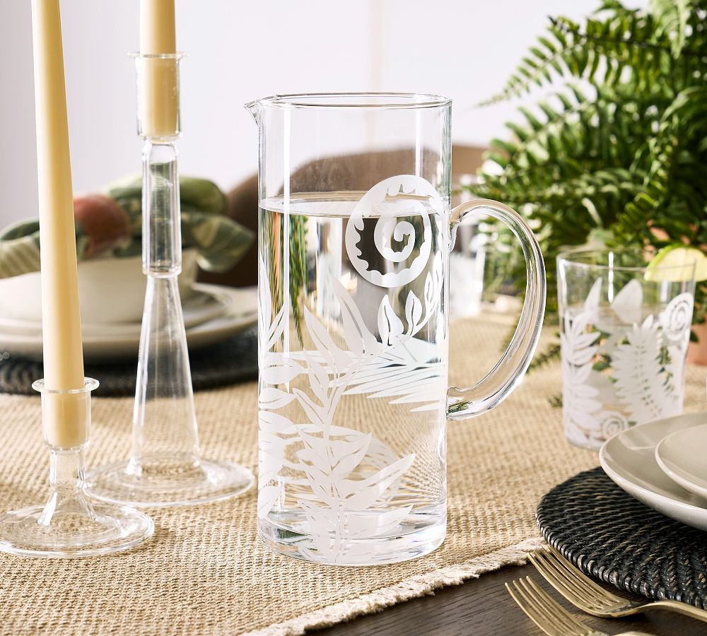 Fern Botanical Pitcher | Pottery Barn (US)