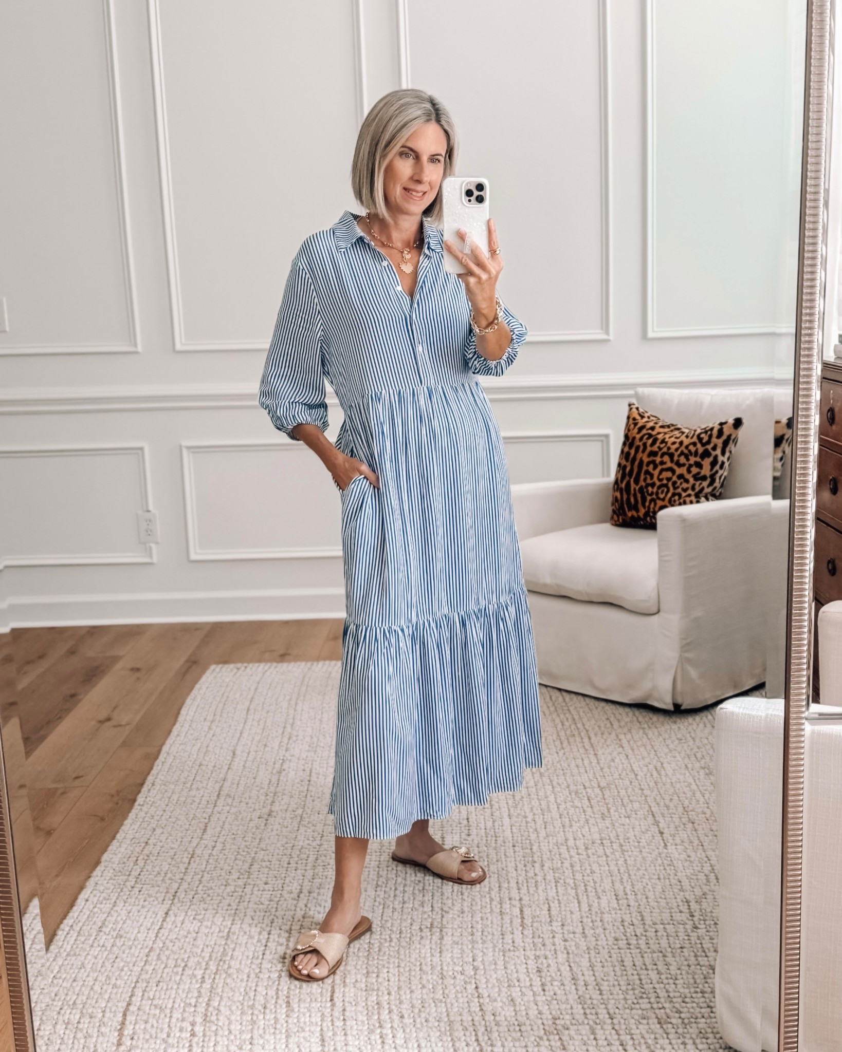 Classic striped Amazon dress that makes getting dressed so easy 💙
3/4 length sleeves and comes in other pretty prints as well. Wearing a small
Perfect for teacher outfits, summer workwear, church or just looking put together with minimal effort 🙌

#amazonfinds #teacherstyle #easyoutfits #amazonfashion #workwearideas #teacheroutfits #everydaystyle #amazonoutfits #purelysimplestyle

#ltksalealert

#LTKFindsUnder50 #LTKSaleAlert #LTKWorkwear