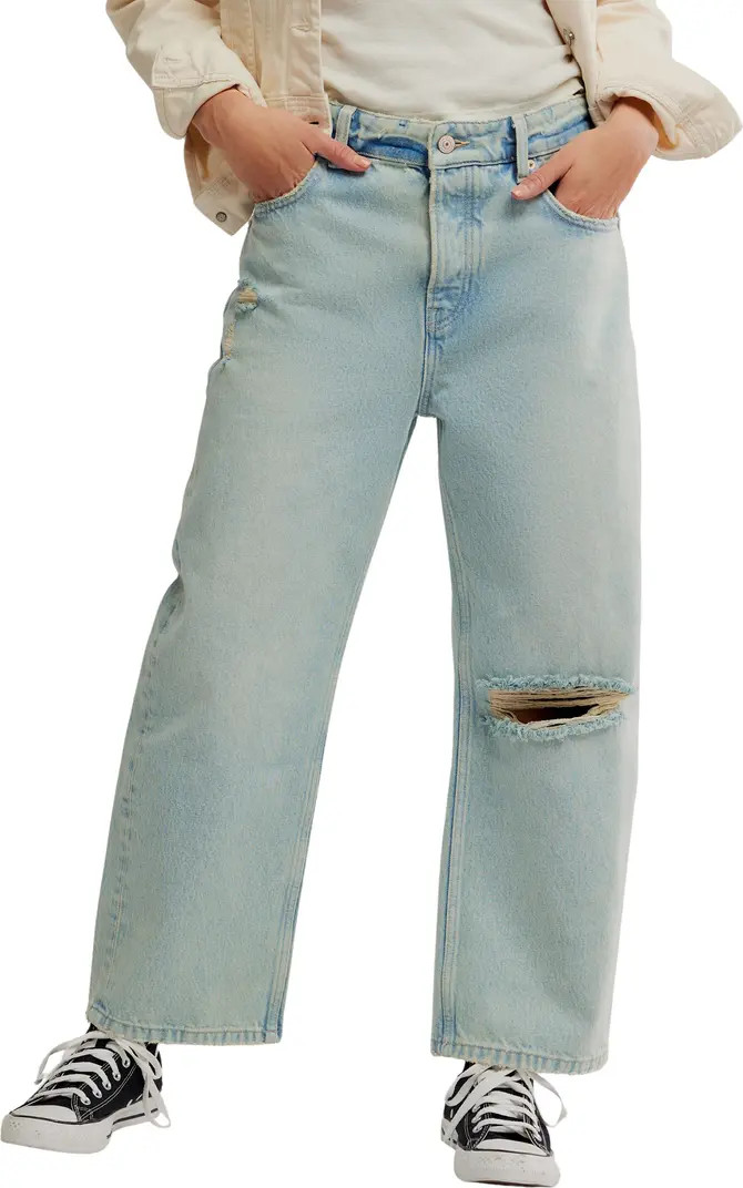 Deep Trance Low Rise Barrel Leg Jeans | Nordstrom