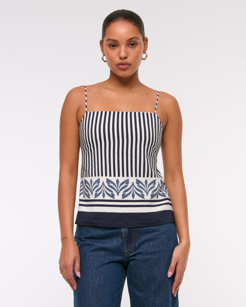 Tie-Front Top | Abercrombie & Fitch (US)