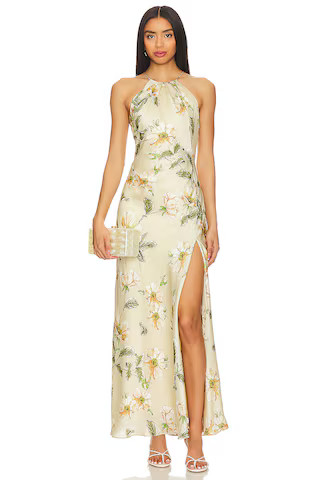 ASTR the Label Elynor Dress in Gold Floral from Revolve.com | Revolve Clothing (Global)