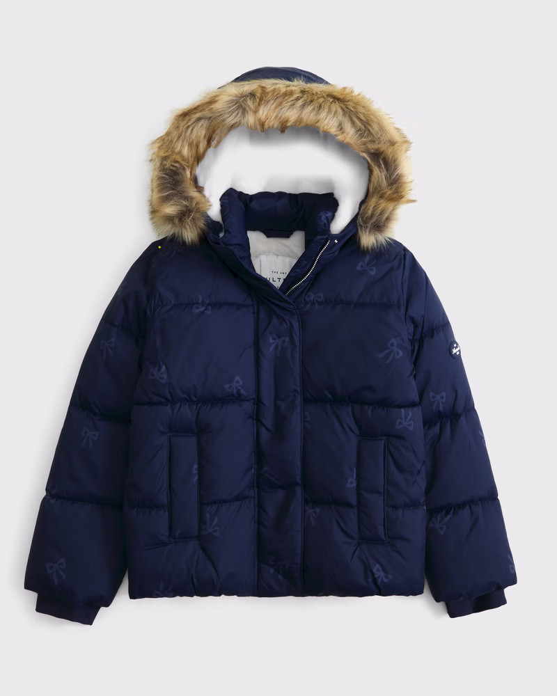 girls a&f ultra puffer | girls new arrivals | Abercrombie.com | Abercrombie & Fitch (US)