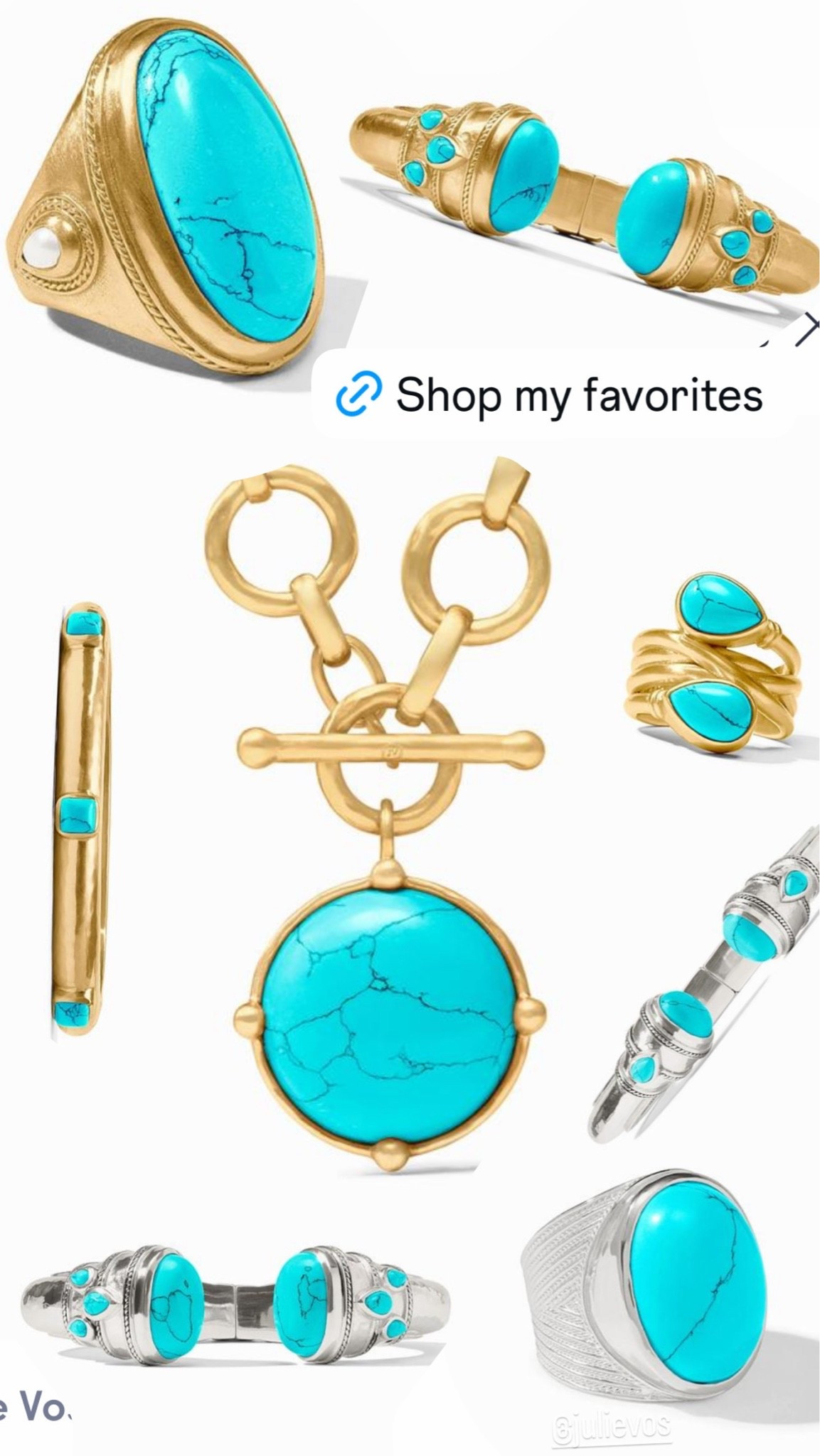 Classic layering turquoise pieces for summer (and year around) but with a tan ;)

#LTKgrwm #LTKOver40 #LTKootd