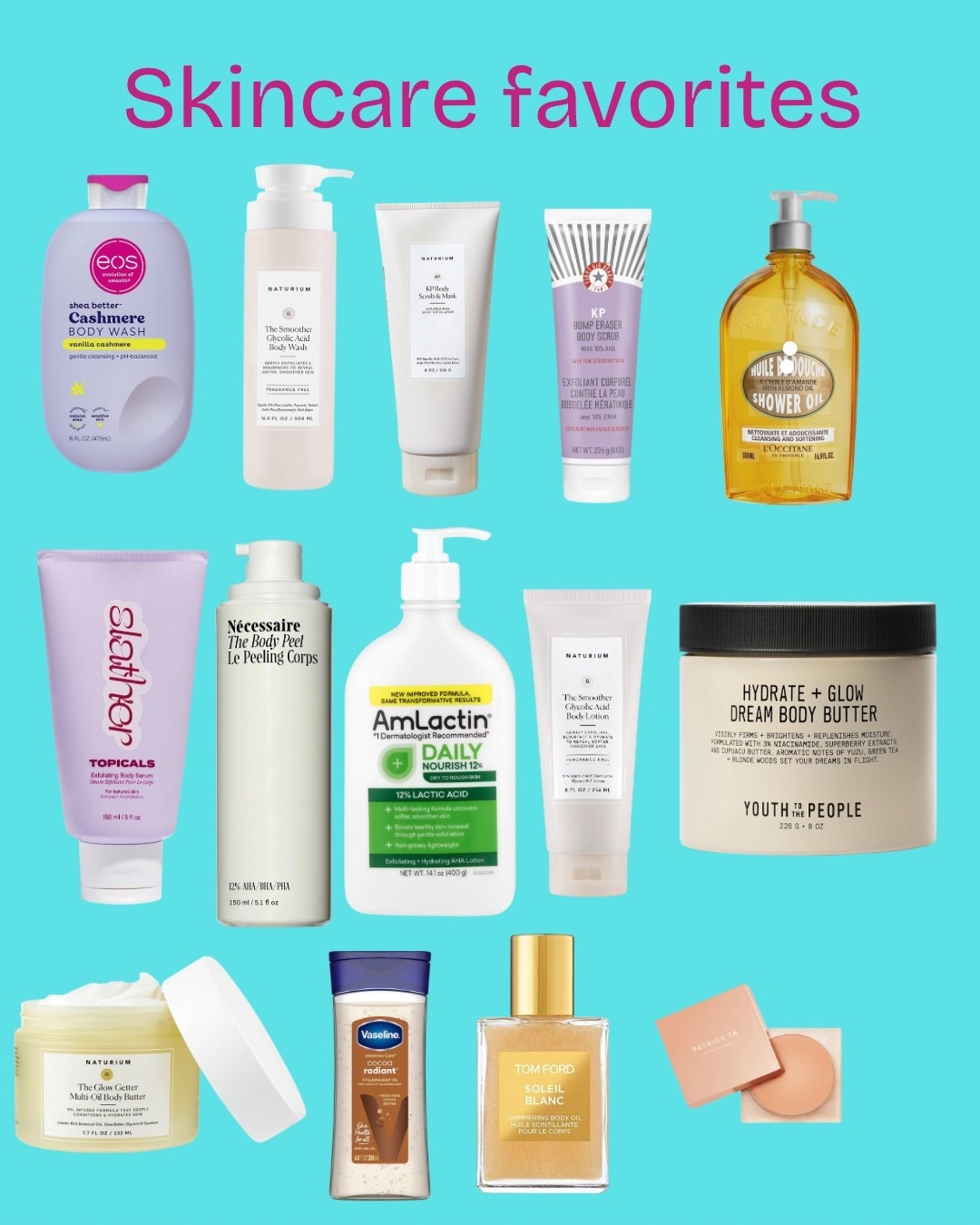 Skincare faves 